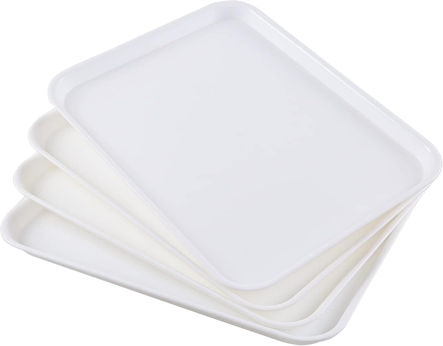 Bblina Plastic Serving Trays, Fast Food Serving Trays Set