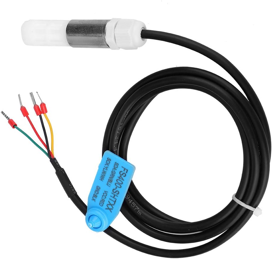 Temperature Humidity Sensor, Stainless Steel Plastic Housing - Digital Design, I2C Interface, Reliable for Precise Measurement (SHT25)