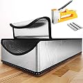 Attic Stairs Insulation Cover 25"x54"x11", Attic Door Insulation Cover R-Value 15.3, Class A Fireproof Attic Tent Ladder Insulation Cover Kit with Installation Tool 400 Staples