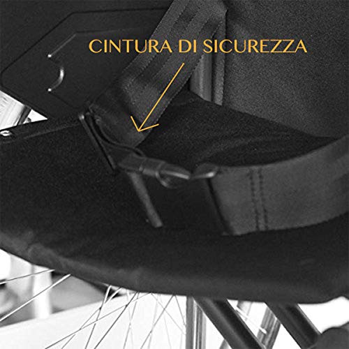 Lichte inklapbare rolstoel met zithoogte 46 cm – kinderwagen voor handicap en senioren Agily Evolution armleuningen en voetsteunen afneembaar veiligheidsgordel 24 maanden garantie - Afbeelding 4