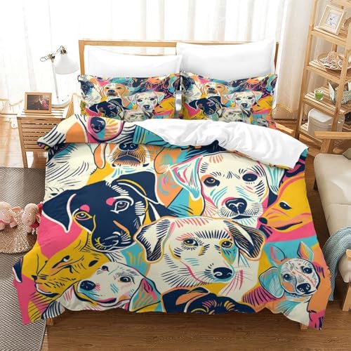 Housse de couette crâne fermeture éclair lit Super King anti-pli