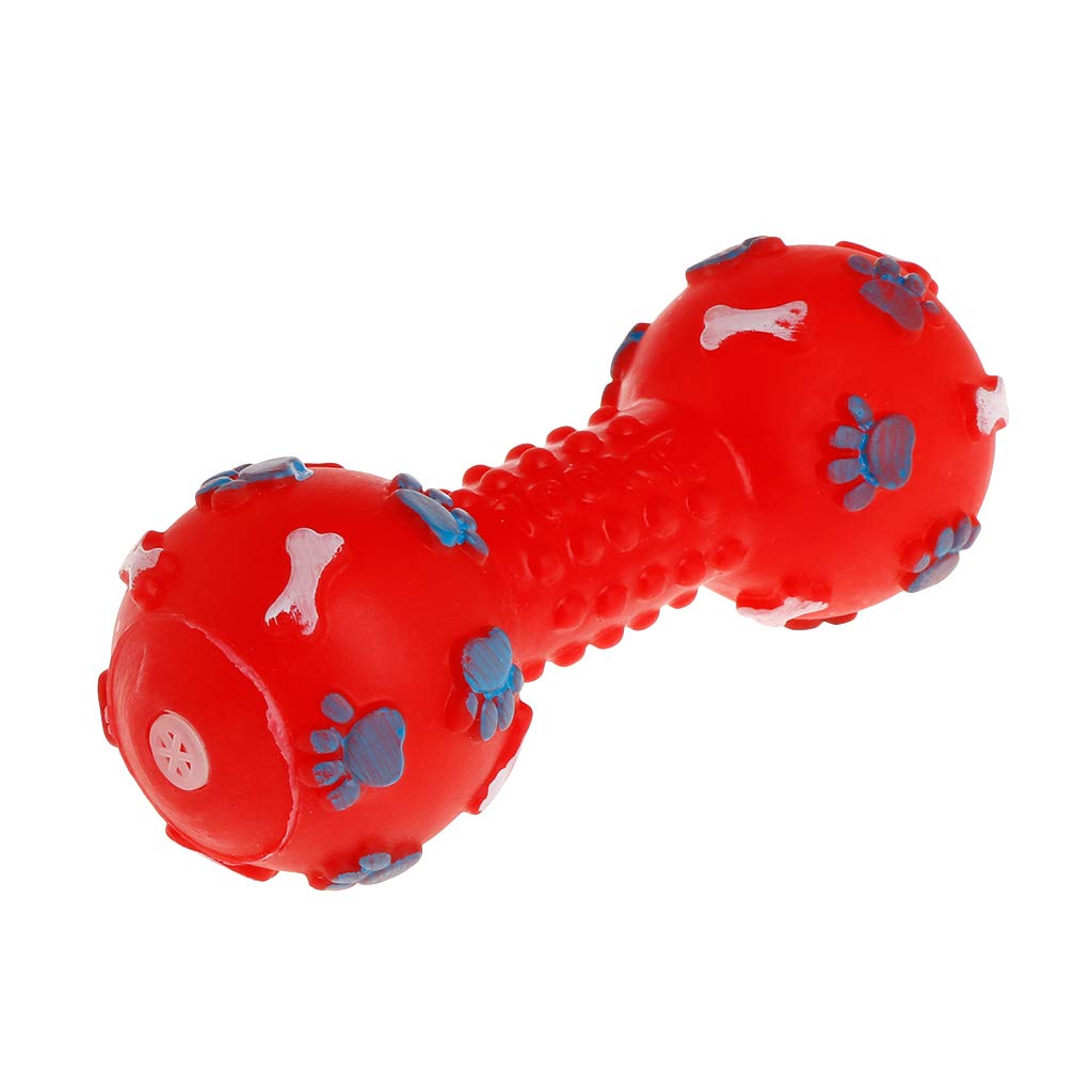 Dog Dumbbell Training Toys Fun Squeaky Dumbbell Puppy Interactive Toys for Cat Teaser Pet Dog Chews
