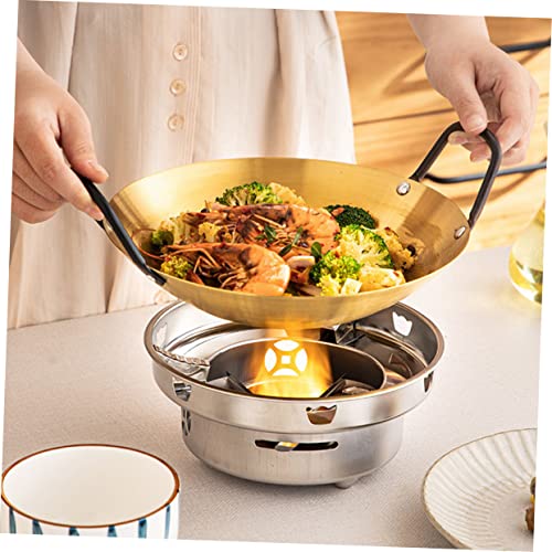Wok de Acero Inoxidable para Cocción Hogareña 24 cm miniatura 5