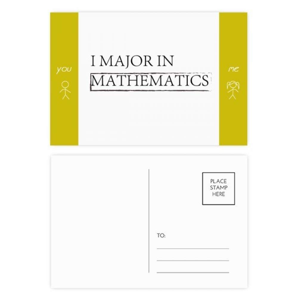 Carte postale citation I majeure mathématiques DIYthinker 20pcs - 4