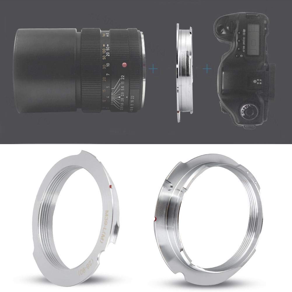 Topiky Pierścień adaptera 28-90 mm do oprawy obiektywu aparatu, L(M) 39 pierścień adaptera do obiektywu aparatu, do obiektywu M39 LSM LTM do VM ZM do LM-EA7 do LM, ZM VM,