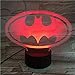 Luci notturne a LED 3D Batman Figura Illusione ottica 3D Tavolo Lampada da umore Touch 7 colori Home Light Novità Regali 3D