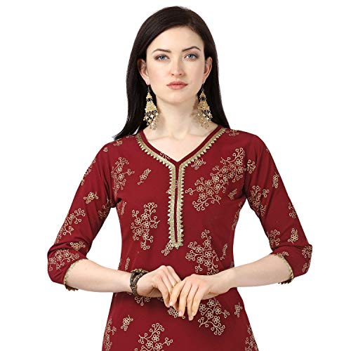 Image of NAINVISH Women KURTA WITH SARARA