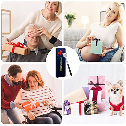 Bear Claw Back Scratcher With Gift Bag - Portable Metal Stainless Steel Telescoping Massage Tool - Gift/Stocking Stuffers For Men Women #TOP3