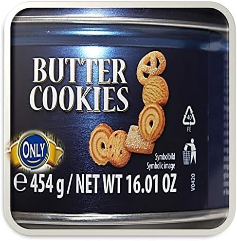 Only Butter cookies Christmas Santa tin 454g