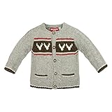 Schöner Strickjanker zu Lederhose und Jeans