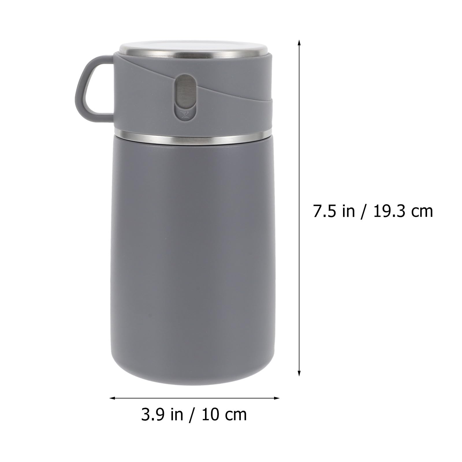 Termo para Comida Caliente de 600ml en Acero Inoxidable y Pp, Portátil Prueba de Fugas, Adecuado para Uso Doméstico y Viaje