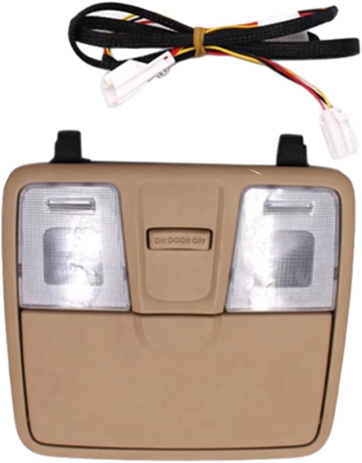 MACHSWON Overhead Console Map Light Assembl, 92800-A5000-TX, 92800A5000TX, Compatible with Hyundai Elantra GT Base 1.8L 2013, 2 pcs (Halogen Bulb)