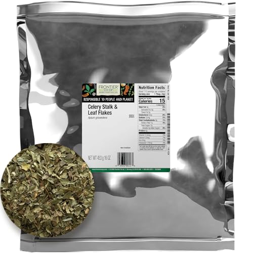 Frontier Bulk Celery Stalk & Leaf Flakes, 16 Ounces