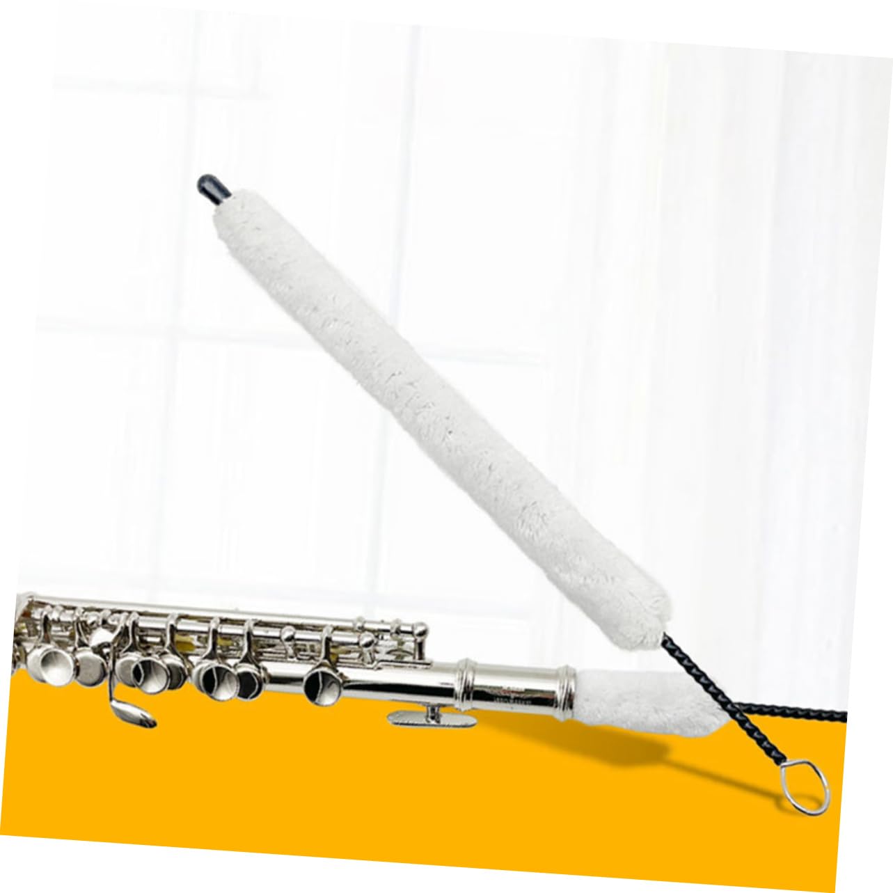 Cepillo de Limpieza para Flauta de Algodón Suave, Hisopo Reutilizable para Interior de Flautín, Kit de Limpieza para Mantenimiento y Cuidado del Instrumento Musical