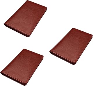 3Pcs Carteira Masculina Fina Carteira De Identificação Carteira Masculina Bolsa Para Homens Carteira Fina Minimalista Masculina Carteira Fina Passaporte Carteiras Finas Para