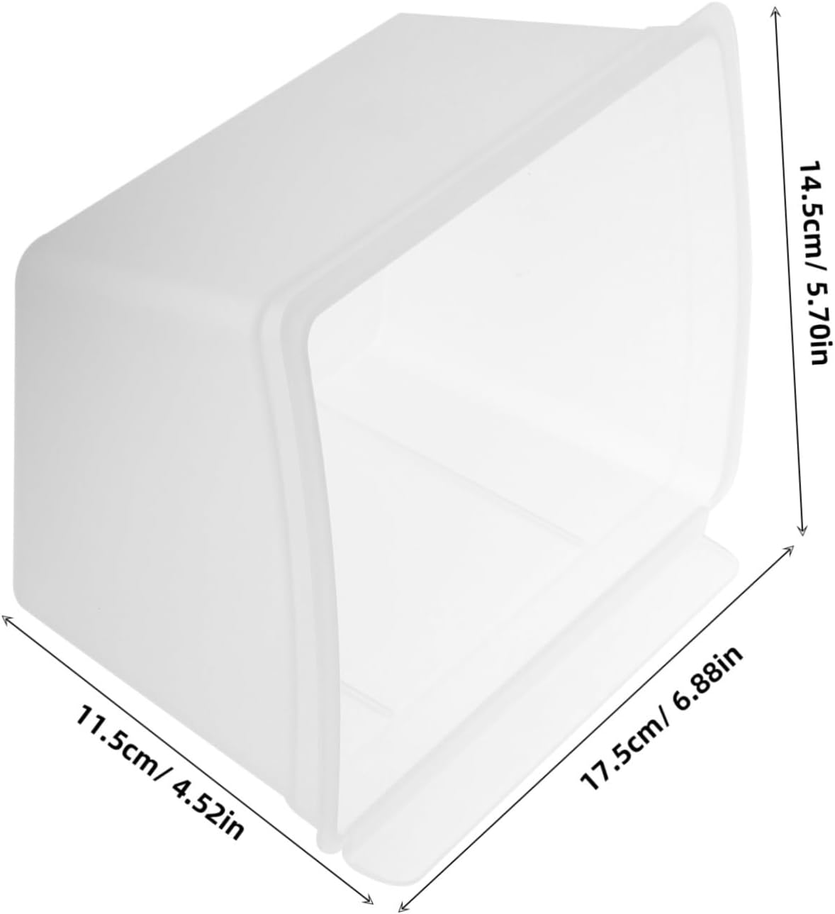 jojofuny 1pcs Wall-mounted Plastic Storage Bins Organizer for Tools Small Parts Accessories Versatile Storage for Garage Workshop and Office Desks