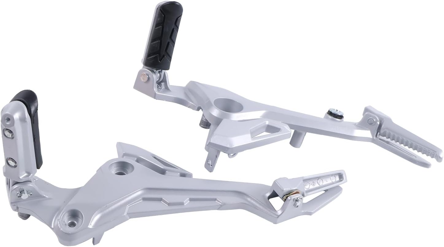 Aluminium Alloy Footrest Rearset Foot Peg Mount 1 Pair 50700-K26-B00 50600-K26-B00 Compatible with Honda MSX Grom