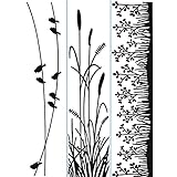Darice Nature Embossing Template, Transparent, 3.5 x 14.5 Cm, 3-piece