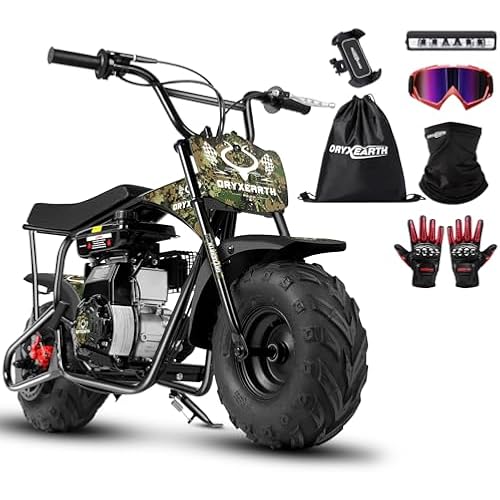 BRM100 Mini Dirt Pit Bike 105cc 4-Stroke Off Road for Teens Adults 220 LBS