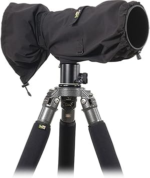 LensCoat RainCoat Rain Cover Sleeve Protection for Camera and Lens, Large Black RS LCRSLBK