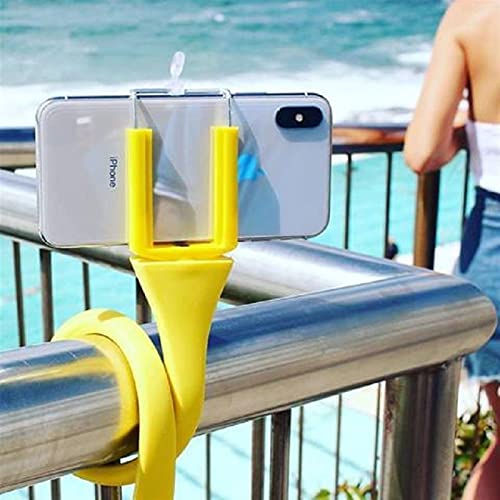Monopod flexible SCRUBY morado para cámara y smartphone en coche o bici 3