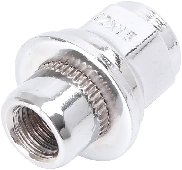 Mallofusa 20Pcs M12x1.5 Steel Wheel Lug Nuts with Washer Mag Seat Chrome Closed End for Chrysler Toyota Lexus Mitsubishi