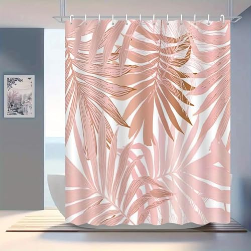 Rideau de douche anti-éclaboussures 120x230 cm en polyester imperméable à oeillets