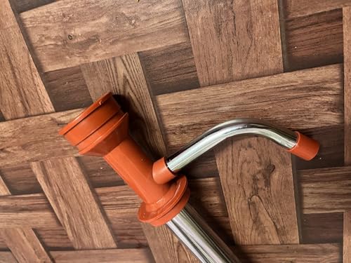 Image of Stainless Steel Manual Hand Oil Pump | 15L Tin Can Pumping Machine | Fuel Transfer Pump | Oil Dispenser & Remover | Automatic Fluid Extractor for Kitchen | Garage & Workshop Use (Pack of 1)