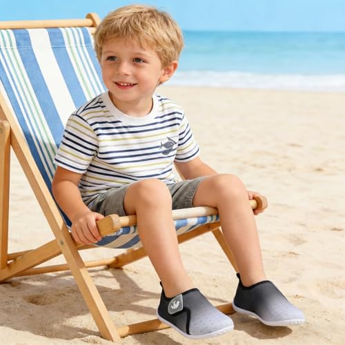 Image of FEETCITY Baby Boys Girls Water Sport Shoes Barefoot Kids Aqua Socks Quick-Dry Beach Swim Pool Shoes