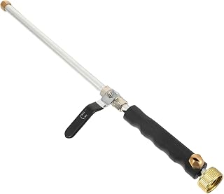 High Pressure Water Wand Sprayer for Car Washing Windows | Aluminum and Copper Build, Ergonomic Handle with Non Slip Grip, Anti Rust Design for Garden Watering Use