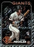 2024 Topps 582 Montgomery Club Foil Baseball #458 Wade Meckler RC Rookie San Francisco Giants Official MLB Trading Card from Special Edition Factory Set Near Mint to Mint