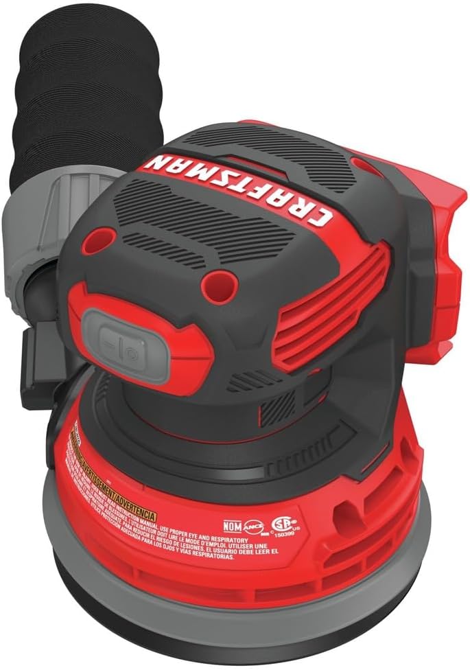 CRAFTSMAN CMCW220BR V20 Lithium-Ion Cordless Random Orbit Sander (Tool Only) (Renewed)