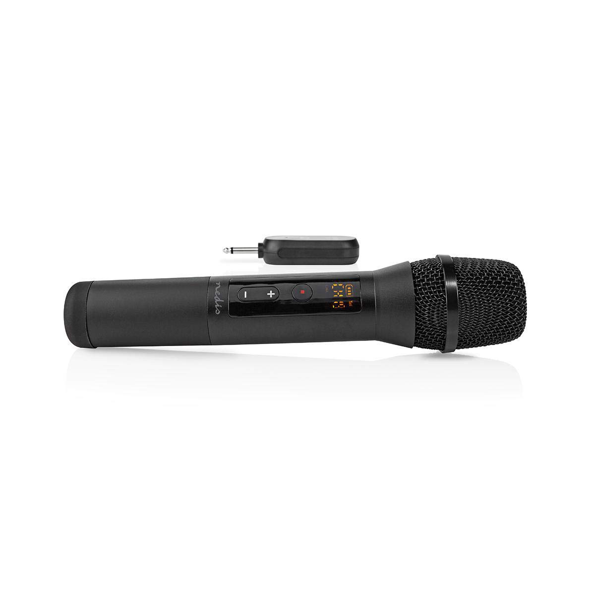 Set microfono wireless - 20 Canali - 1 microfono - Cardioide - 70 Hz - 13 kHz - 1000 Ohm - -95 dB - Controllo del Volume - Nero