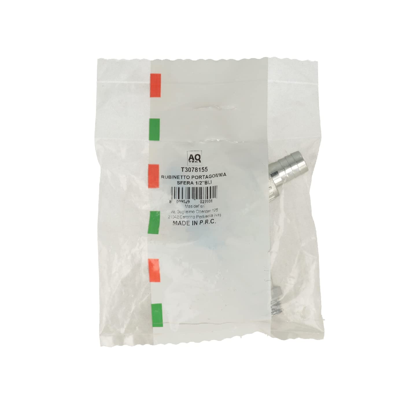 Waterful T3078155 Rubinetto a Sfera con Portagomma, 1/2 Pollici