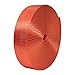 Nylon Webbing Straps, 1 Inch Wide Heavy Duty Nylon Strap, Durable Flat Rope Webbing, 10 and 25 Yard Roll for Backpack Strapping, Tie-Down, Dog Leash, 18 Vibrant Colors (Dark Orange, 10 Yard)