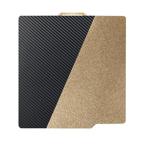 Image of IdeaFormer-3D Smooth Carbon Fiber PET + Textured PEI Build Plate 257x257mm, Double Sided Flexible Print Bed 3D Printer PET+PEI Bed Plate for Bambu Lab X1 /X1C /P1P /P1S /P2S