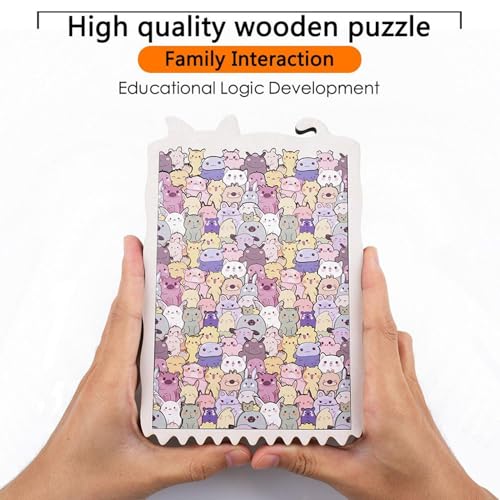 Puzle de animales de madera bonito para regalar en una reunión familiar 6