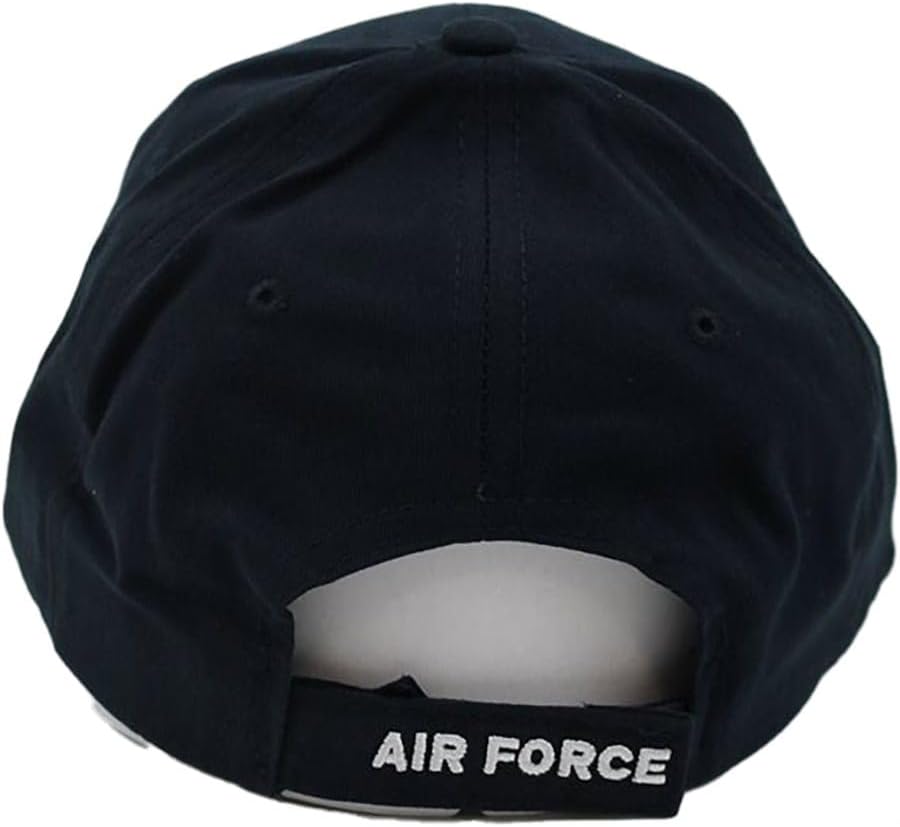 Eagle Crest U.S. Air Force Retired Baseball cap, Navy Blue, Adjustable - Image 4