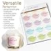 Scented Custom Candle Labels (300pcs) 2” Square Handmade Blank Stickers, Waterproof for Tins, Glass Jars, Containers, Soy Wax Melts, DIY Packaging, Personalized Fragrance Candle Making Supplies, Tags