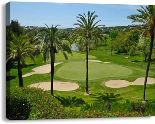 Golf Marbella Spain Wall Art Canvas Print