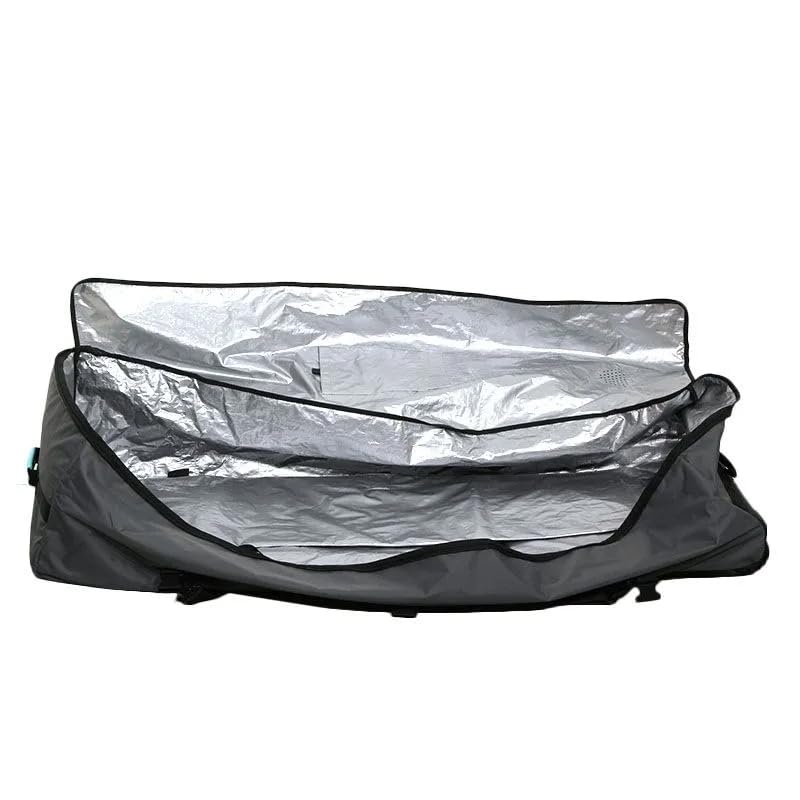 Boardbag Kitesurf à roulettes Professionnel – Protection 10mm Anti-Choc – Howzit 150cm – Capacité Quiver Complet (2 Planches + 3 Ailes) –Idéal Voyage Avion