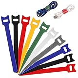 ◼【Conseguirás】70 piezas cable corbatas en 7 colores(10Pcs cada color). El bridas de colores imperdible que sea fácil de distinguir y permitir organizar de cables, puedes usar bridas de diferentes colores según tu preferencia personal. Cable correas set puede ayudarlo a organizar los cables desordenados, satisfacer sus necesidades diarias y mantener su escritorio limpio y desordenado.
