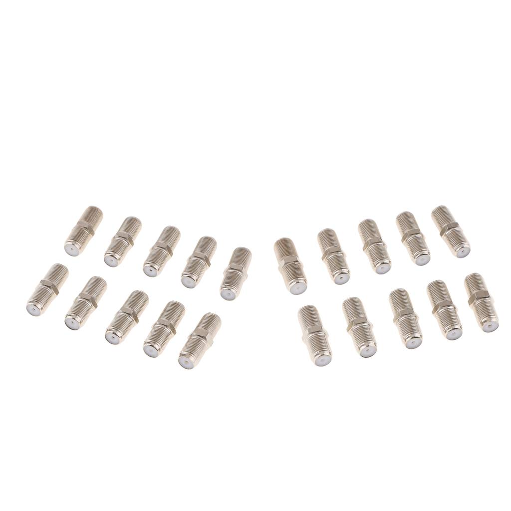 ATORSE 20Pieces F Type RG6 Coax Cable Female to Female Connector-picture-16