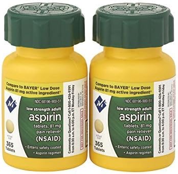 Member's Mark Aspirina 81 mg, 730 unidades (paquete de 2)