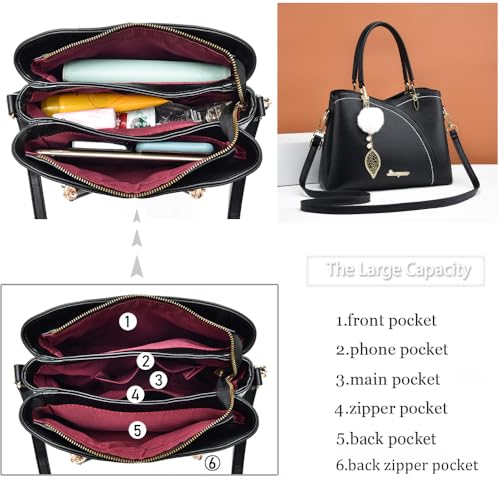 Image of Purses and Handbags Top Handle Satchel Shoulder Bags Tote Bag for Ladies