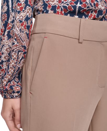Image of Tommy Hilfiger Solid Sutton Boot Leg Trousers