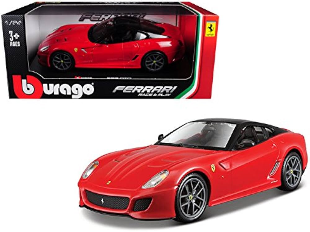 Ferrari 599 GTO Red 1:24 Diecast Model Car by Bburago - 26019