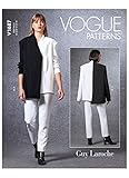 Vogue Muster Vogue Pattern V1687A5 Damenjacke und Hose, A5, Gr. 34-38, Papier, verschieden, (6-8-10-12-14)