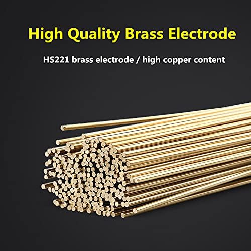 5pcs 10pcs HS221 Brass Welding Rods Wires Sticks 500mm Length Wire Electrode Soldering Rod For Brazing Soldering Repair Tools(2.0mm,10PCS)