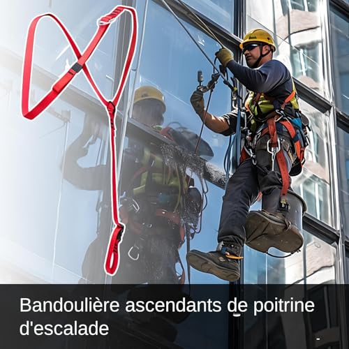 Baudrier d'escalade antidérapant à déclenchement rapide pour la sécurité